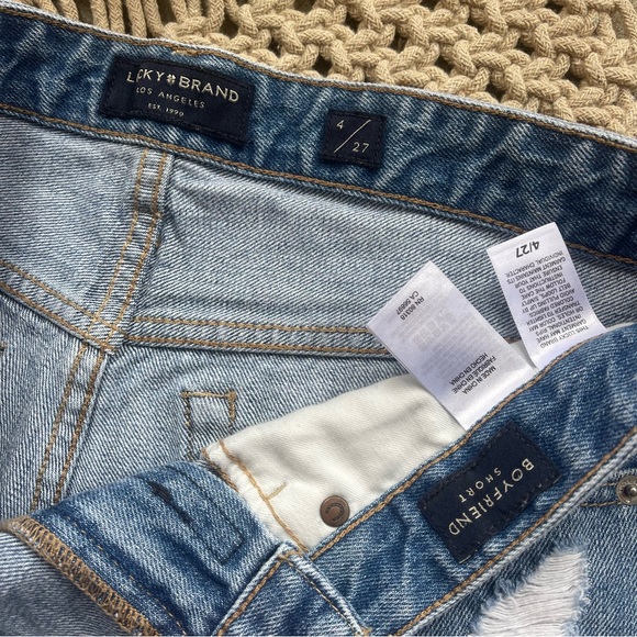 Lucky Brand Jean Shorts Size 4 / 27 - Picture 5 of 6